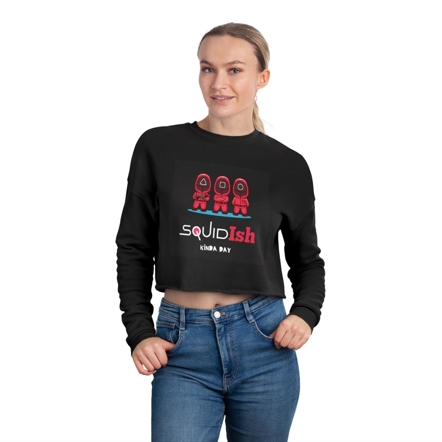 Cropped Sweatshirt Squid Game Inspired Theme