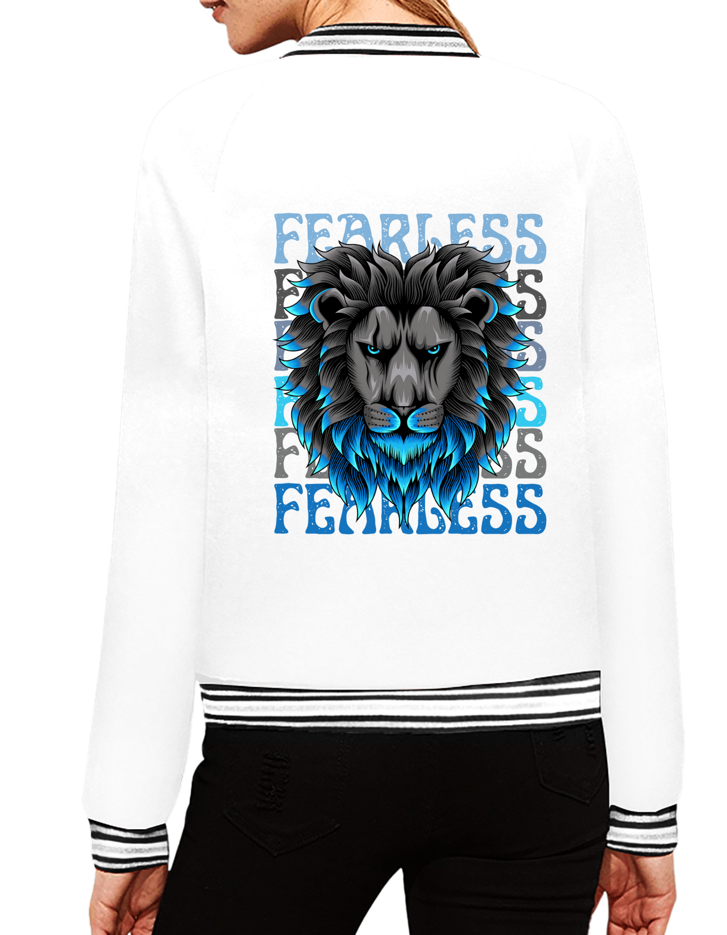 Varsity Jacket Fearless Women's Fashion